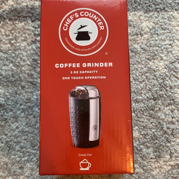 New in box Chefs Counter Coffee Grinder - Picture 2 of 3